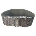 Crystals Buckle Elastic Belt For Woman